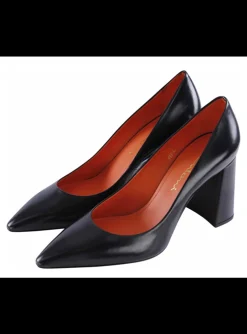 Pump pointy zwart | DELSCHER. Fashion