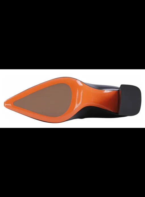 Pump pointy zwart | DELSCHER. Fashion