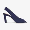 pump scuba marine met peep toe | DELSCHER. Fashion