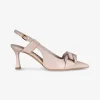 Pump slingback chain leder nude | DELSCHER. Fashion
