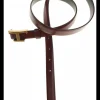 Riem leder bordeaux | DELSCHER. Fashion