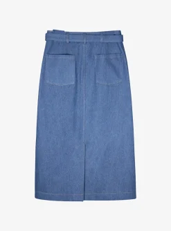 Rok calvin lichtblauw denim | DELSCHER. Fashion