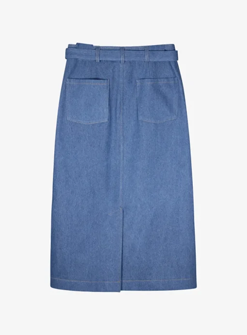 Rok calvin lichtblauw denim | DELSCHER. Fashion