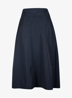 Rok chiara technisch katoen marine | DELSCHER. Fashion