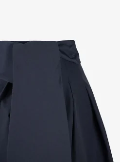 Rok chiara technisch katoen marine | DELSCHER. Fashion