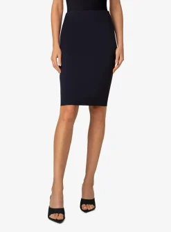 Rok kort marine | DELSCHER. Fashion