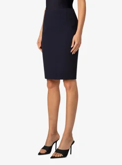 Rok kort marine | DELSCHER. Fashion