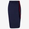 Rok Tipou marine | DELSCHER. Fashion