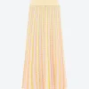 Rok tricot streep pasteltinten | DELSCHER. Fashion