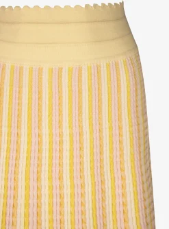 Rok tricot streep pasteltinten | DELSCHER. Fashion