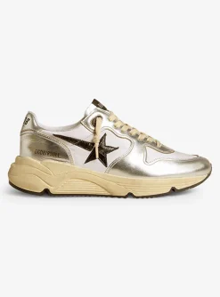 Running sole sneaker zilver wit zwart | DELSCHER. Fashion
