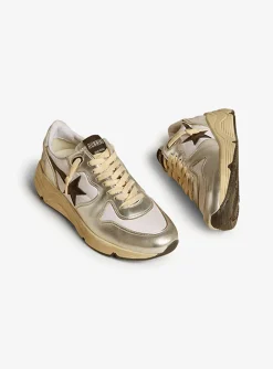 Running sole sneaker zilver wit zwart | DELSCHER. Fashion