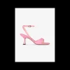 Sandalette Julio anklet ultra roze | DELSCHER. Fashion