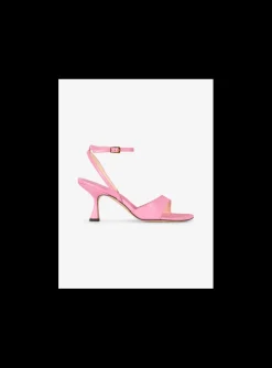 Sandalette Julio anklet ultra roze | DELSCHER. Fashion