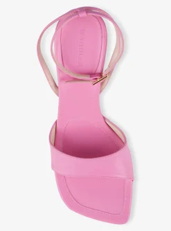 Sandalette Julio anklet ultra roze | DELSCHER. Fashion