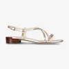 Sandalette goud | DELSCHER. Fashion