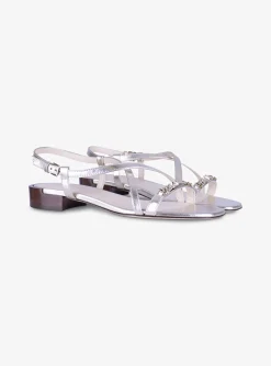 Sandalette goud | DELSCHER. Fashion