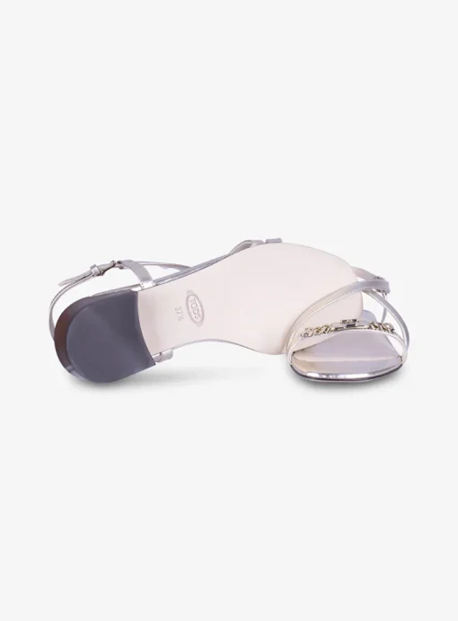 Sandalette goud | DELSCHER. Fashion