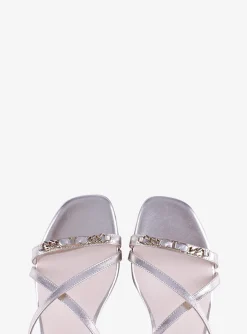 Sandalette goud | DELSCHER. Fashion