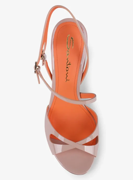 Sandalette Harleth lak nude | DELSCHER. Fashion