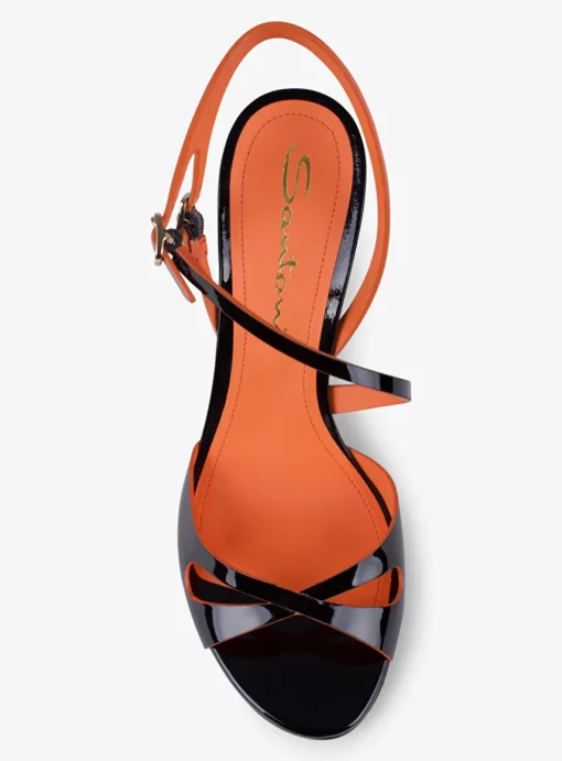 Sandalette harleth zwart | DELSCHER. Fashion