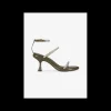 Sandalette June anklet groen | DELSCHER. Fashion