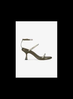 Sandalette June anklet groen | DELSCHER. Fashion
