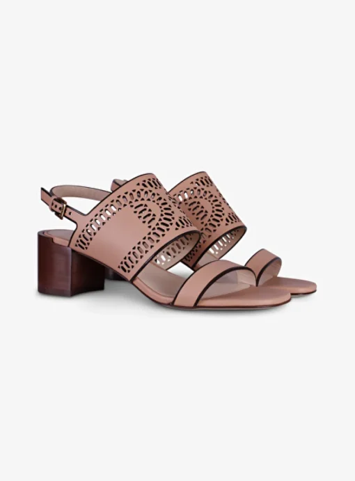 Sandalette nude | DELSCHER. Fashion