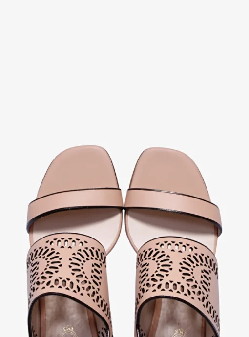 Sandalette nude | DELSCHER. Fashion