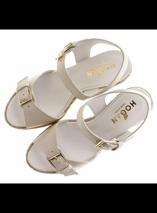 Sandalette wedge kiezel | DELSCHER. Fashion