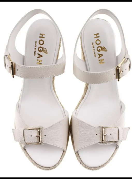 Sandalette wedge kiezel | DELSCHER. Fashion