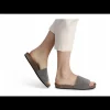 Sandalette zilver glitter kraaltjes | DELSCHER. Fashion