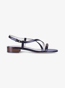 Sandalette zwart | DELSCHER. Fashion