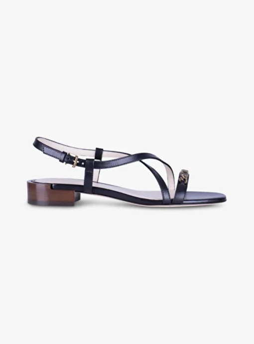 Sandalette zwart | DELSCHER. Fashion