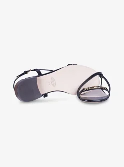 Sandalette zwart | DELSCHER. Fashion