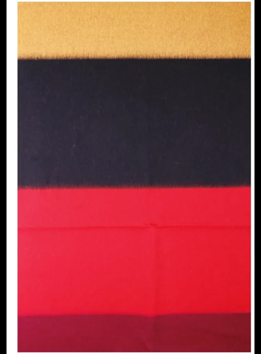 Shawl logo blokkleuren multicolor | DELSCHER. Fashion