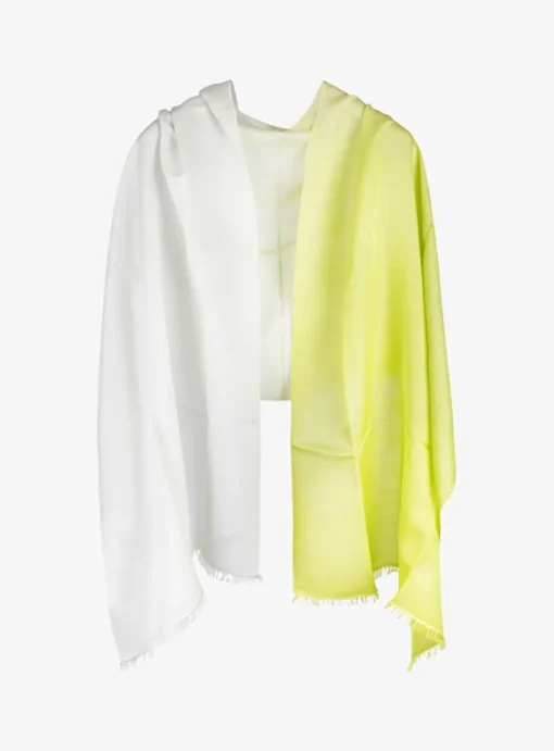 Shawl zana degrade groen grijs | DELSCHER. Fashion