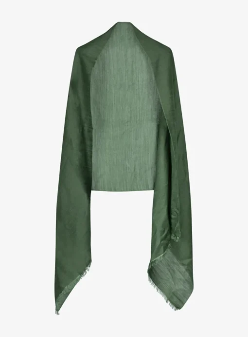 Shawl Zana pashmina groen | DELSCHER. Fashion