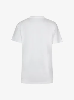 Shirt aby wit basic met klein logo | DELSCHER. Fashion