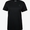 Shirt aby zwart basic met klein logo | DELSCHER. Fashion
