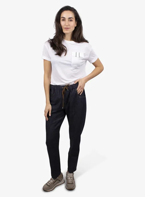 Shirt linnen kiezelgrijs | DELSCHER. Fashion