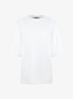 Shirt oversized katoen wit | DELSCHER. Fashion