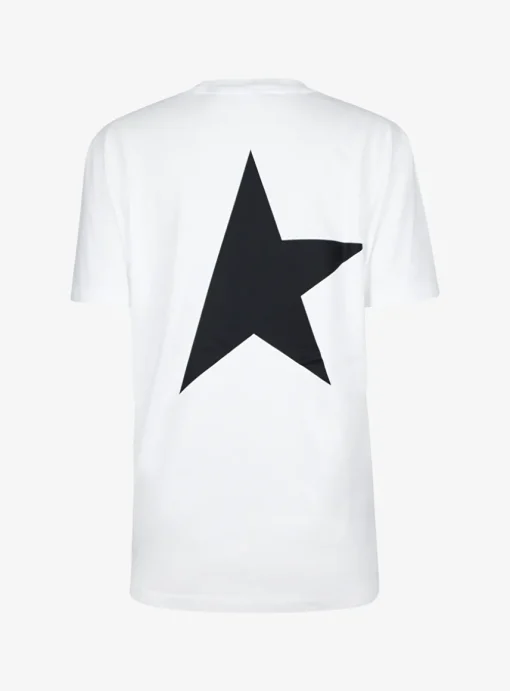 Shirt wit klein zwart logo | DELSCHER. Fashion