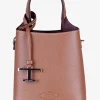 SHOPPING BAG CROSSBODY MICRO LEDER cognac | DELSCHER. Fashion
