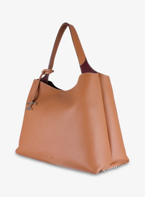 Shopping bag medium cognac | DELSCHER. Fashion