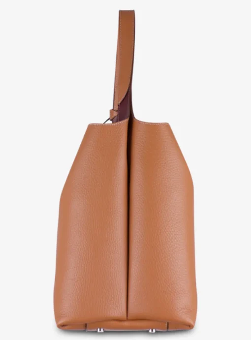 Shopping bag medium cognac | DELSCHER. Fashion