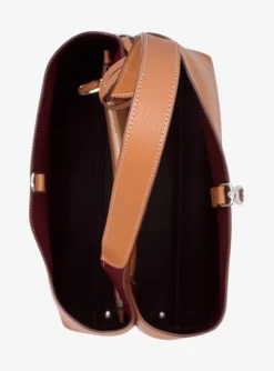 Shopping bag medium cognac | DELSCHER. Fashion