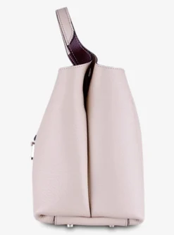 Shopping bag mini leder beige | DELSCHER. Fashion