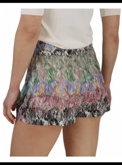 Short new dessin multi color | DELSCHER. Fashion
