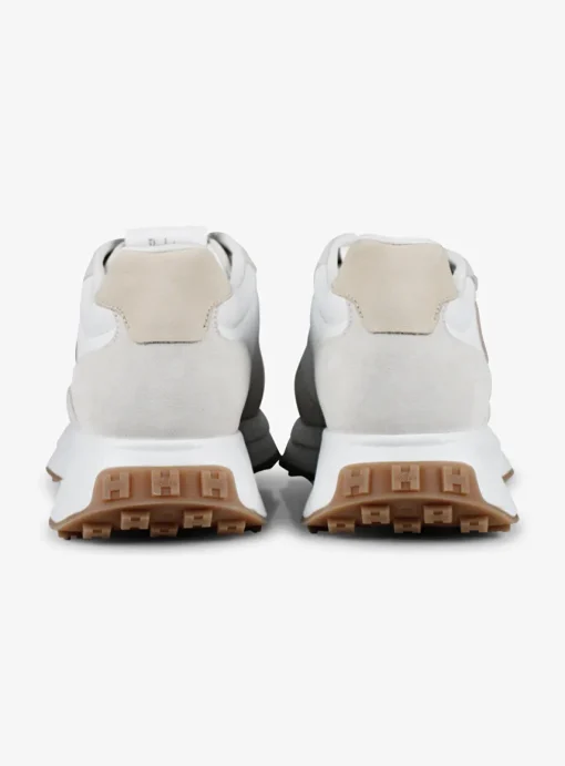 Sneaker h641 offwhite beige cognac | DELSCHER. Fashion